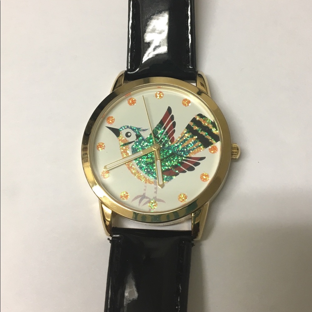 🌹✅Women's Sparkly Feathers Bird Charm Watch.